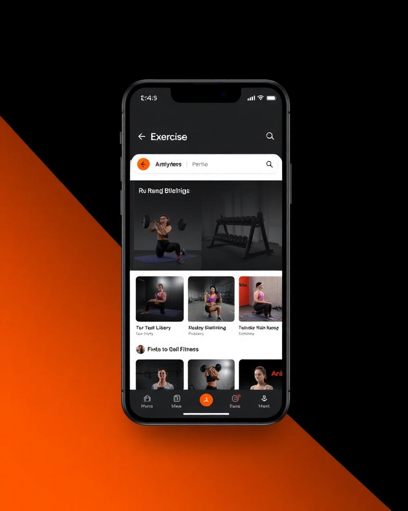 Visual Progress screen from a Wve Labs fitness app
